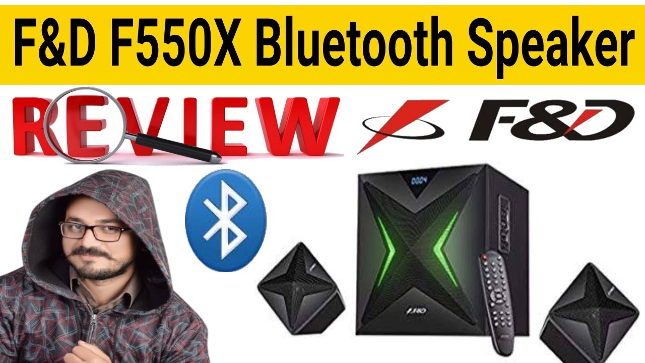 F&D F550X Bluetooth Speaker Unboxing And Review | Sohail Computers