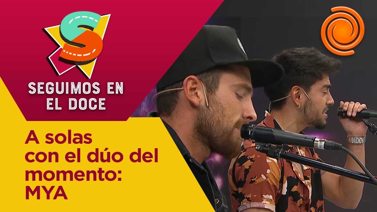 El minirecital de MYA: el dúo argentino del momento