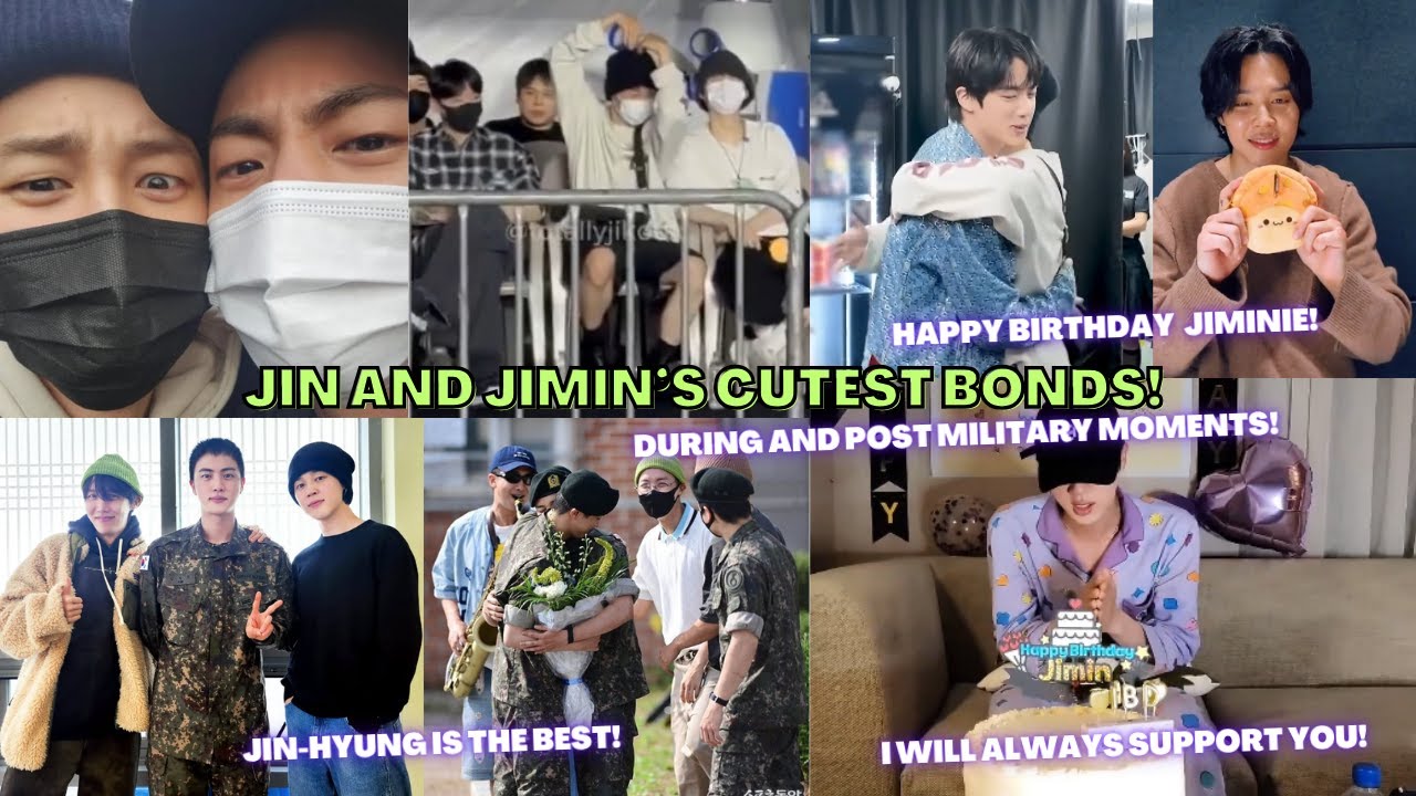 [FRIENDSHIP ANALYSIS] JIN & HIS BROS-JinMin-We Love and Support Each Other #방탄소년단 #진 #jinmin #jin
