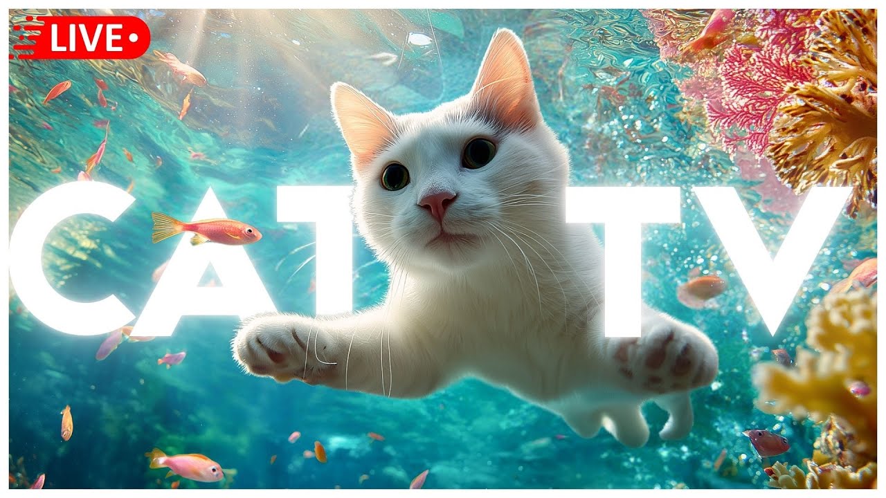 🔴LIVE Calming Cat TV & MUSIC - Deep Soothing Songs for Cats! 🌈✨