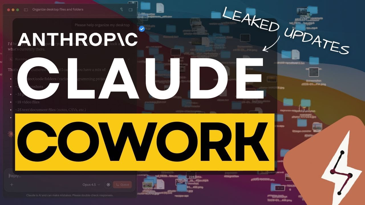 Claude Cowork: The AI Agent for Everyday Work! Plus LEAKED Features