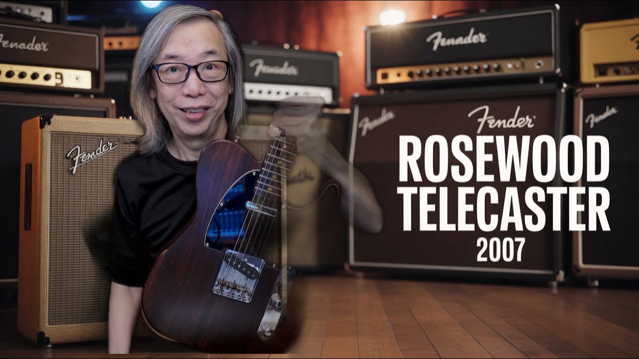Какое удовольствие играть на Fender Custom Shop Rosewood Tele 2007!!