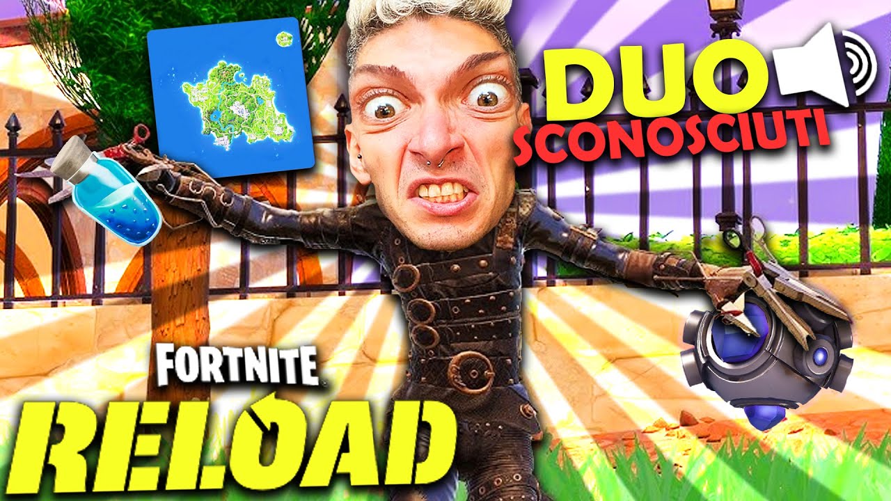 DUO CON SCONOSCIUTI IN CLASSIFICATA SU FORTNITE RELOAD !!