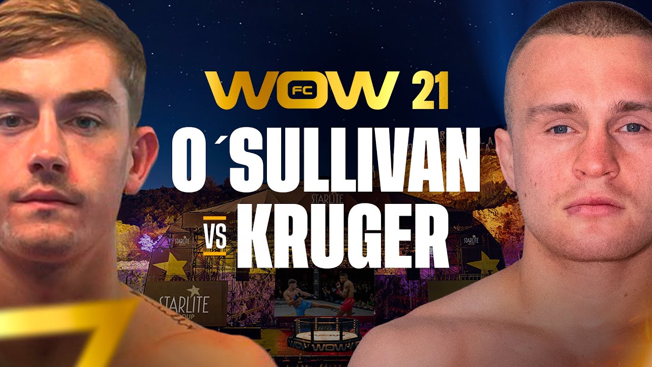 WOW 21 Starlite | Hans Kruger vs Dara O'Sullivan | Combate Completo | MMA Full Fight