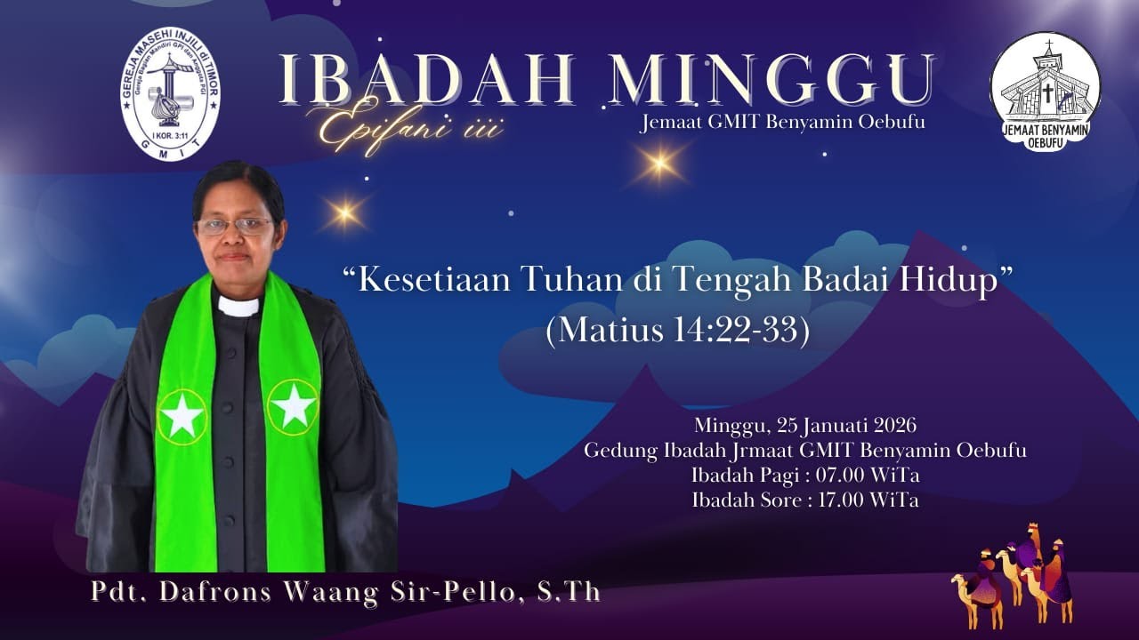 Ibadah Minggu Epifani | Jemaat GMIT Benyamin Oebufu | 25 Januari 2026