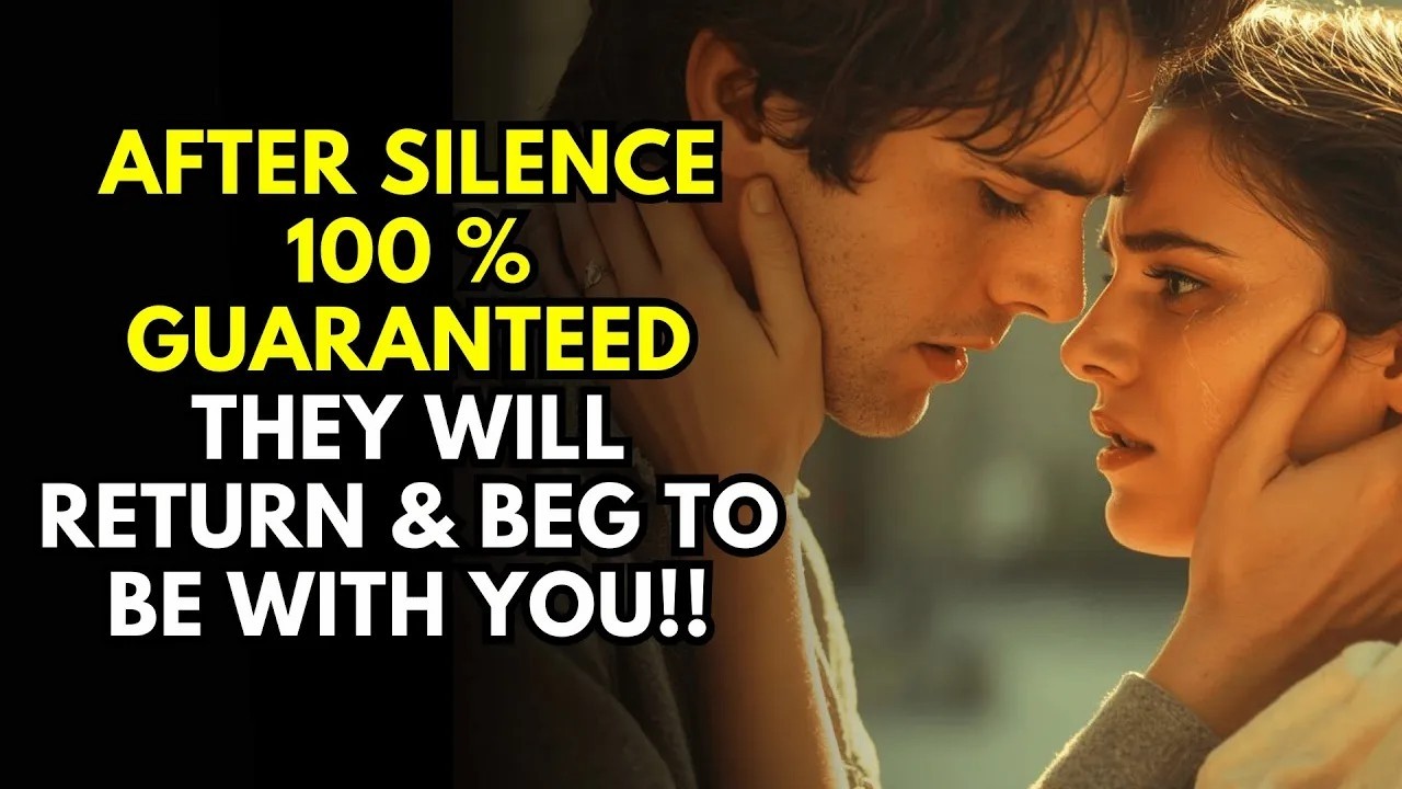 After Silence 100  Guaranteed They Will Return and Beg to Be With You Again!! – Stoicism