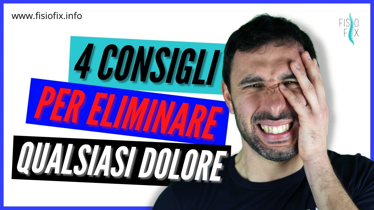 DOLORE MUSCOLARE E DOLORE ARTICOLARE - 4 facili rimedi per eliminarli