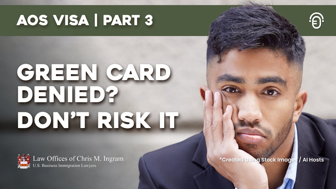 How to Avoid AOS Denials | Marriage Green Card Risks 2025