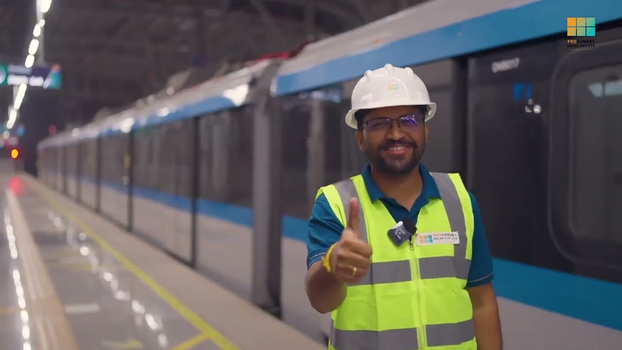 5 MW SOLAR PROJECT🌎AT PUNE METRO ☀️PROSUMERS SOLAR☀️INDIA&rsquo;S CLEAN TRANSIT REVOLUTION🌅