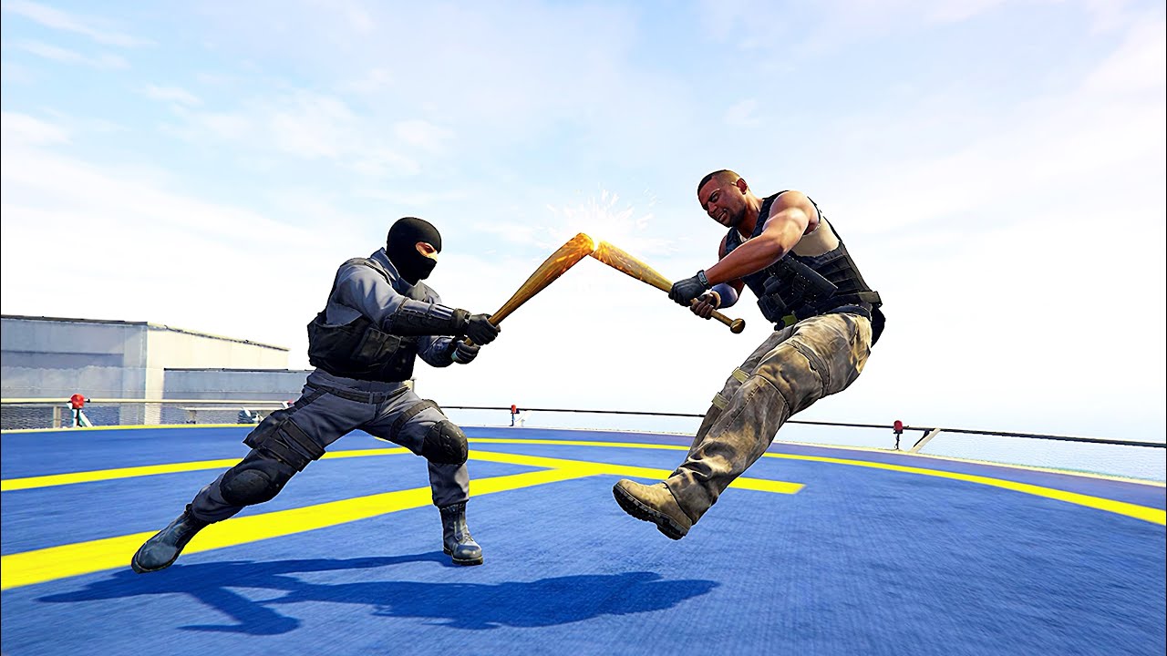 GTA 5 NPCs Went Flying 😂 | Ragdoll Baseball Bat Chaos part 2| Insane Physics