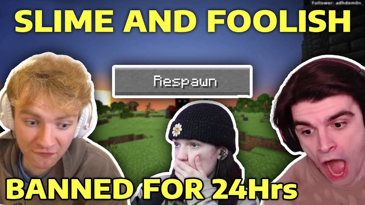 Foolish And Slimecicle LOSE All Their LIVES On The Realm SMP | All The Recent Deaths Compilation