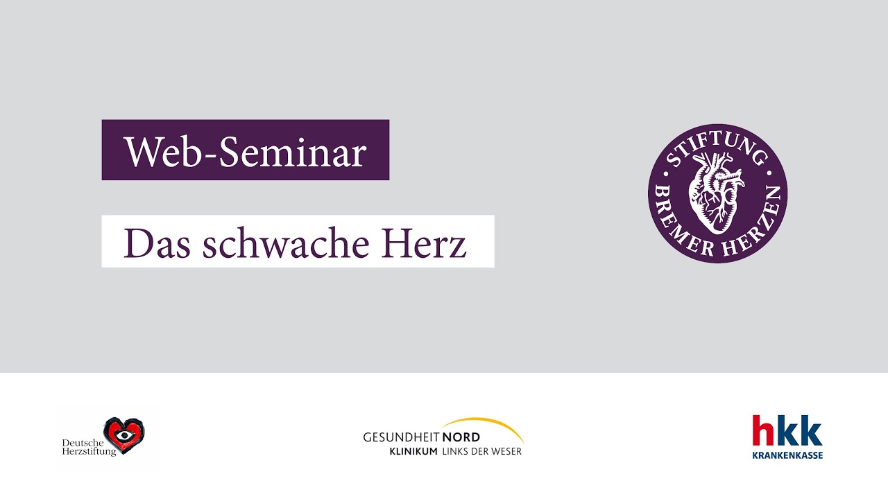 Web-Seminar: Das schwache Herz