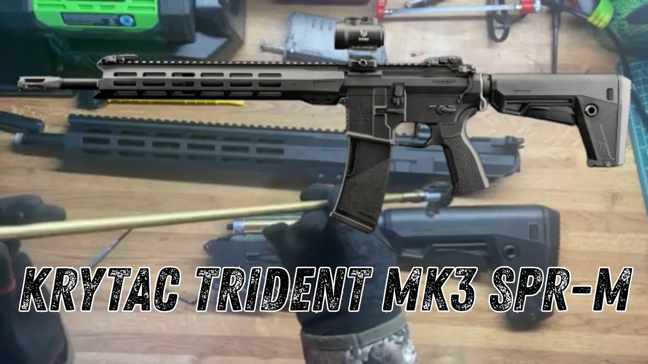 KRYTAC MK3 SPR-M Airsoft Review! (With disassembly!) #airsoft #Krytac #airsoftguns #airsoftvideos