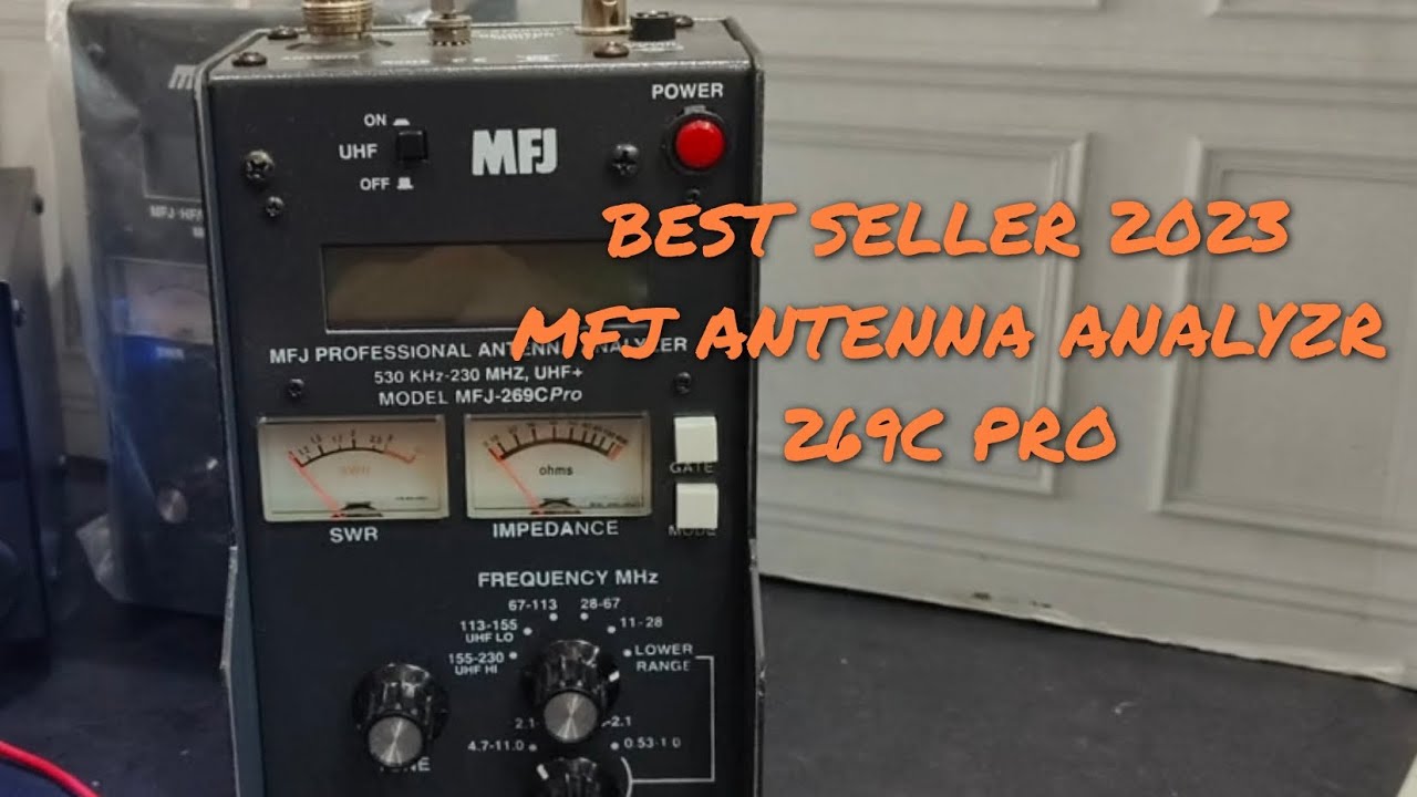 SWR ANALYZER MFJ 269C PRO, paling banyak di beli. simak review videonya