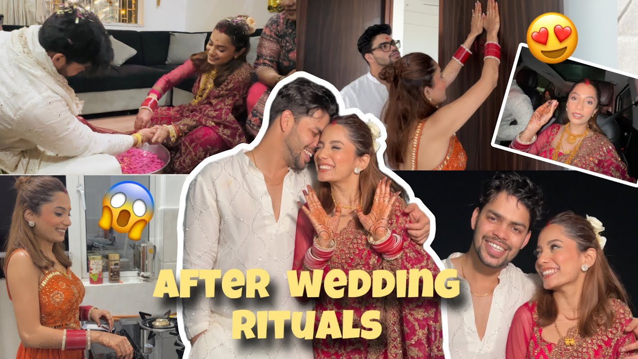 After SHADI rituals ! 🧿❤️ Ghar Pravesh | Rasme | Pooja