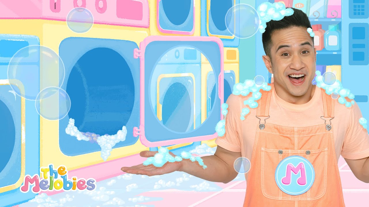 Spin Like a Washing Machine | Melobies | Kid Songs & Nursery Rhymes | #Melobies #washingmachinesong