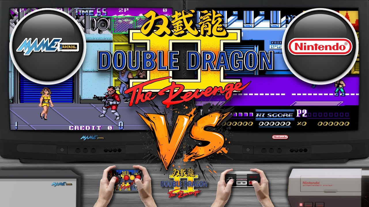Double Dragon II: The Revenge 🎮 Arcade vs Nintendo Entertainment System | Side-by-Side Comparison