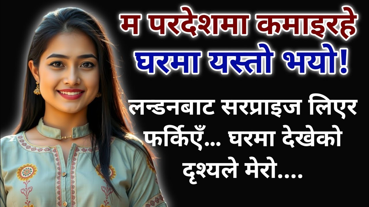लन्डनबाट सरप्राइज लिएर फर्किएँ… घरमा देखेको दृश्यले मेरो.... | Nepali Emotional Story | True Story 