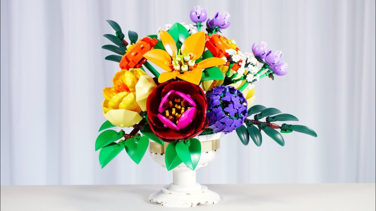 LEGO Botanical Collection Flower Arrangement 10345 Speed Build