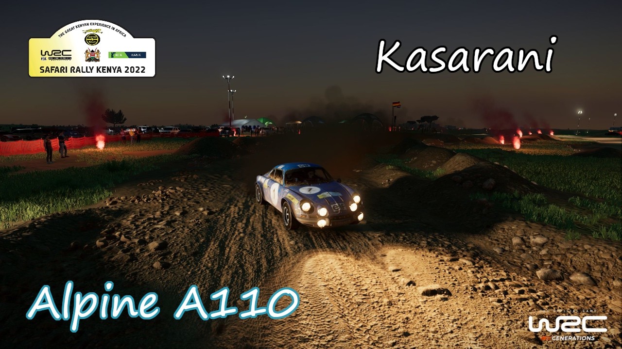 【WRC Generations】アルピーヌA110で普通にグラベルを走るだけの動画#45【Safari Rally Kenya】