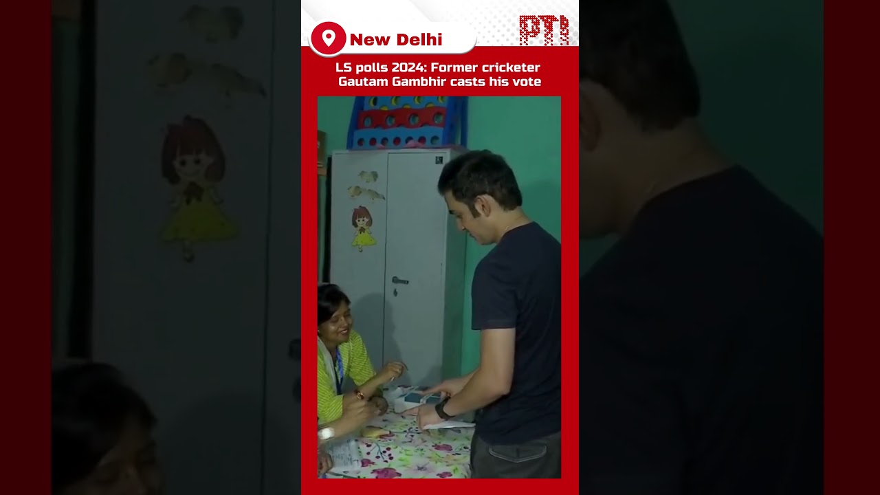 LS polls 2024: Former cricketer Gautam Gambhir casts his vote