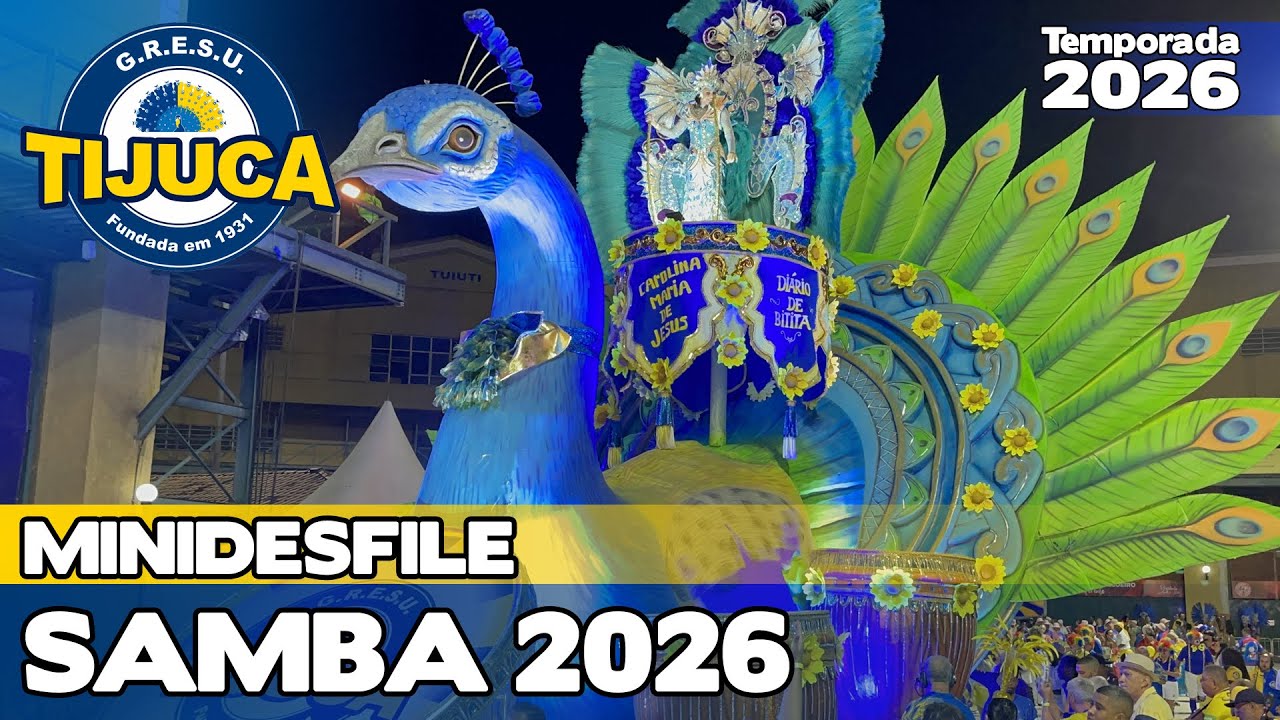 UNIDOS DA TIJUCA 2026 AO VIVO | MINIDESFILE NO DIA NACIONAL DO SAMBA 4K | #DNS2025