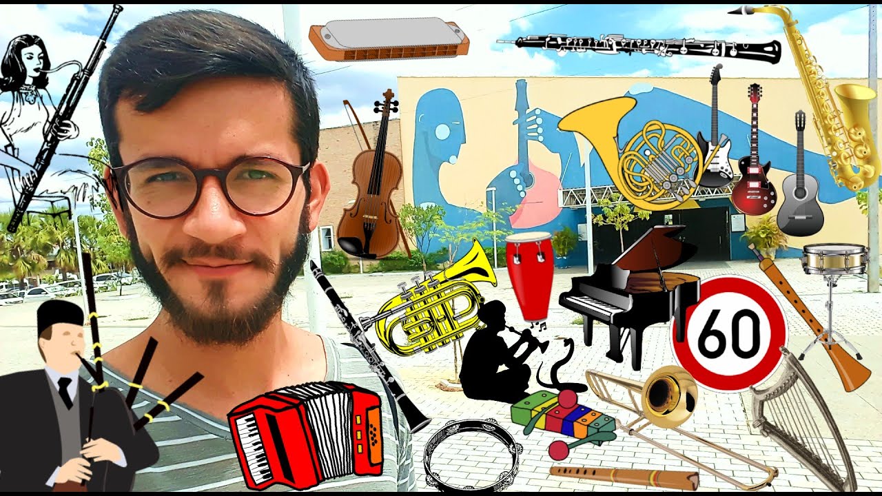 TOP 60 Instrumentos musicais - Família das Cordas, Sopros (Madeiras/Metais) e Percussão - Motivação!