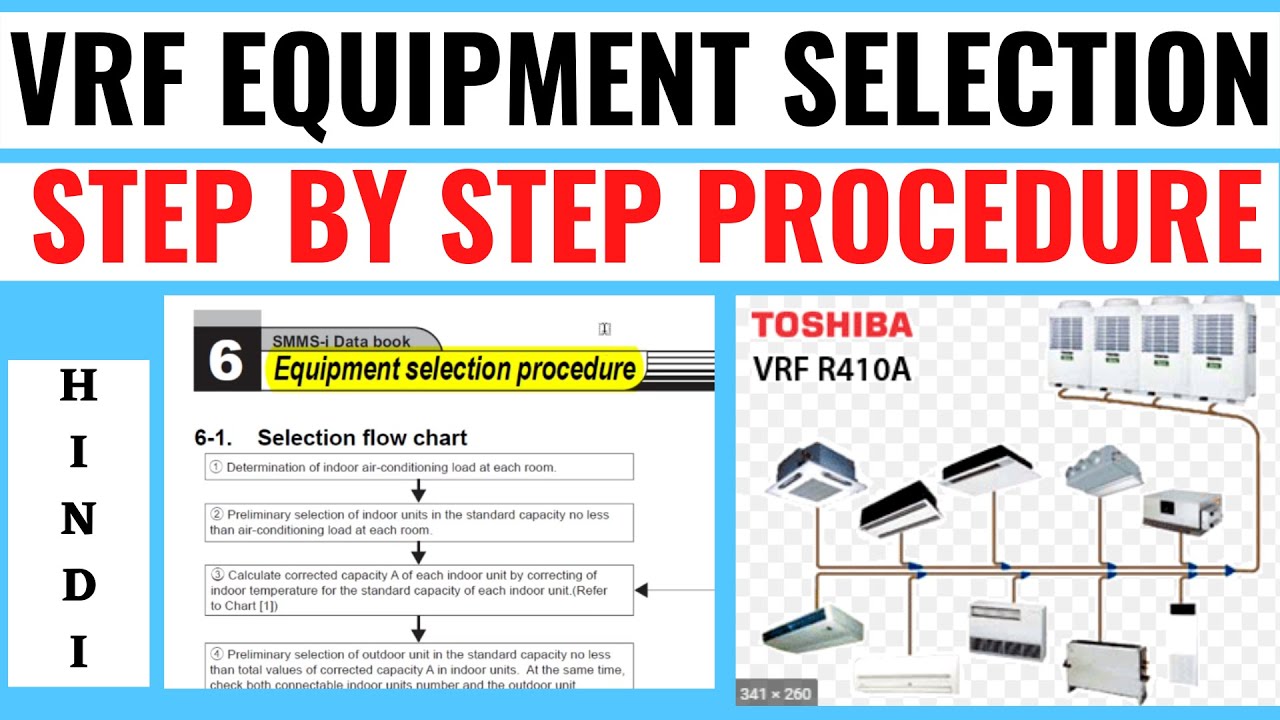 How To Select VRF Equipment, VRF Equipment Selection Procedure In Hindi, HVAC Tutorial I PART-3