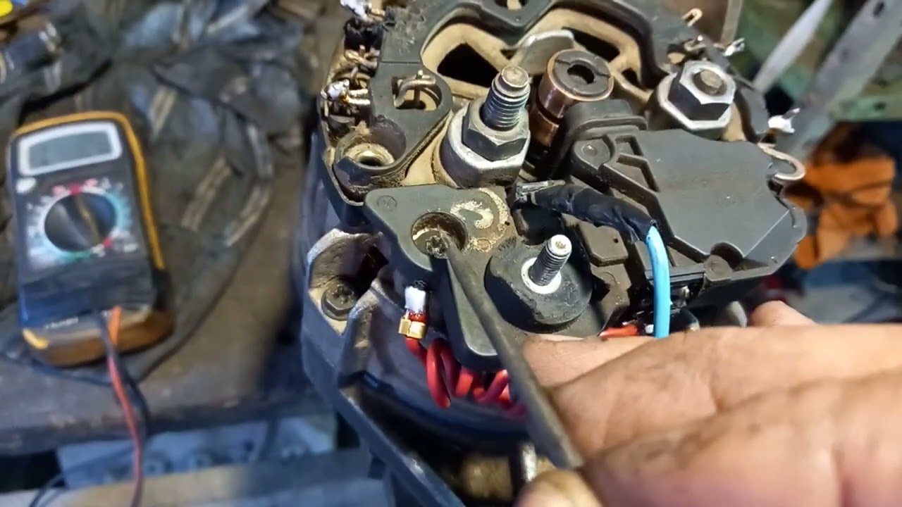 reparacion de alternador...anular regulador original...poner uno externo