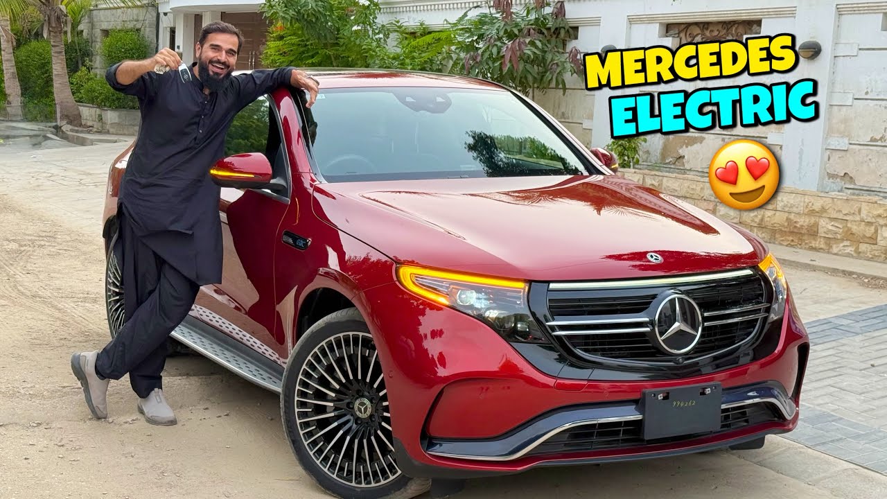 Japan se Mercedes electric pro max aa gai 😍 Pehli baar drive kar rahey hain 🚙