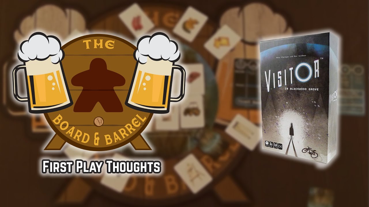 Board Game Review - Visitor in Blackwood Grove - First Play Thoughts