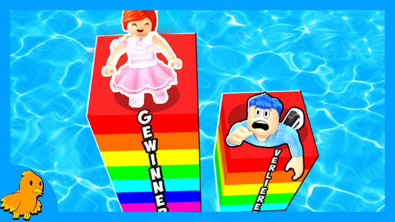 RICHTIG oder POOL 🌊 Julian der Besserwisser | Playmobil Familie Vogel (Roblox)