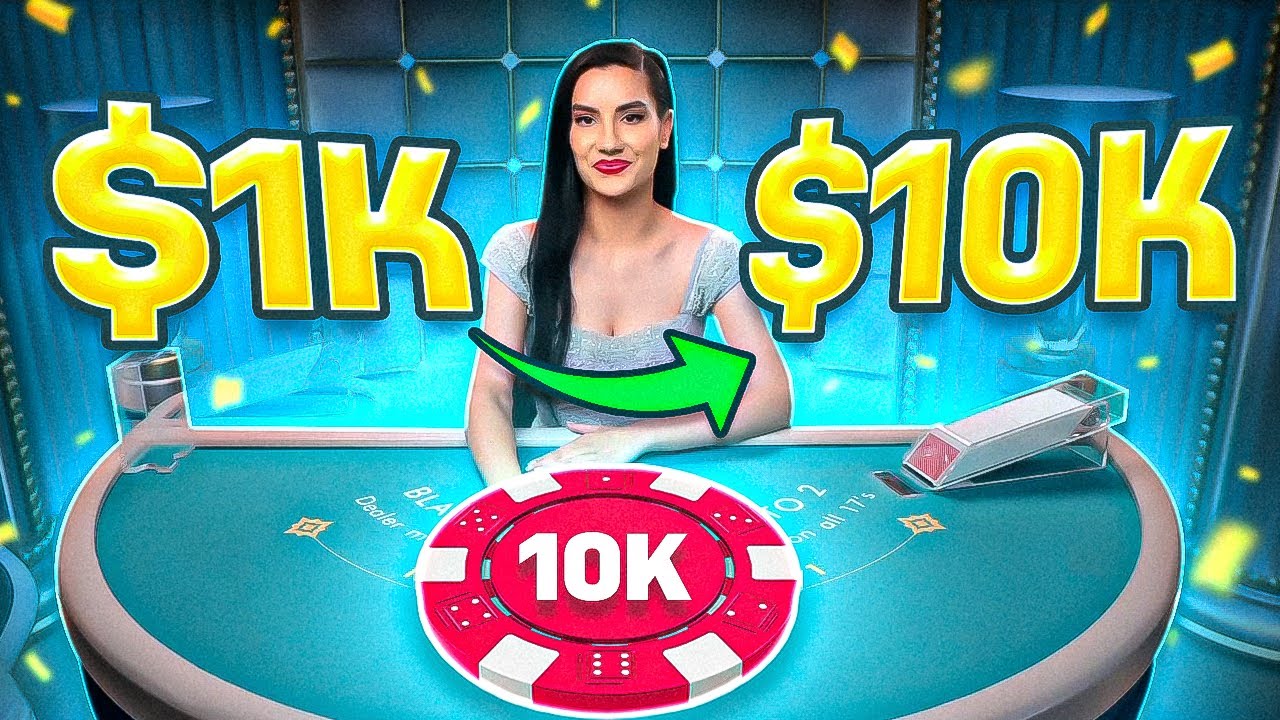 $1,000 to $10,000 on First Person BlackJack!