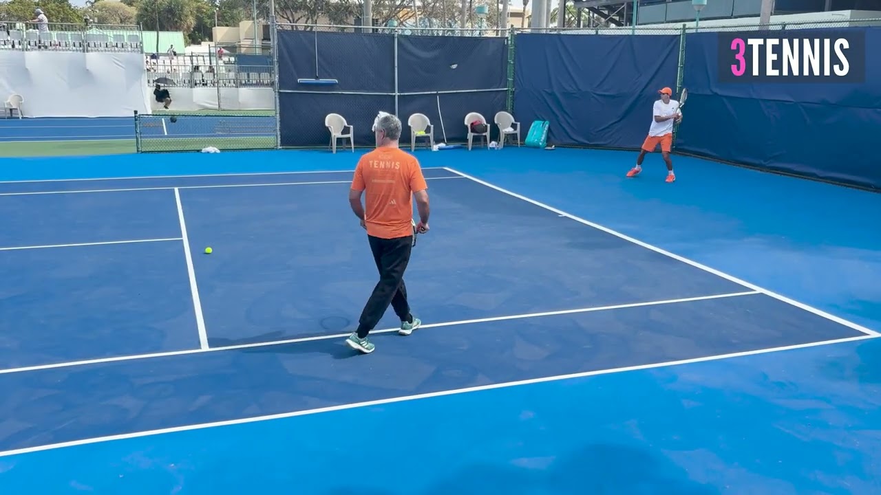 Rafael Jodar Training at Delray Beach Tournament (2026)