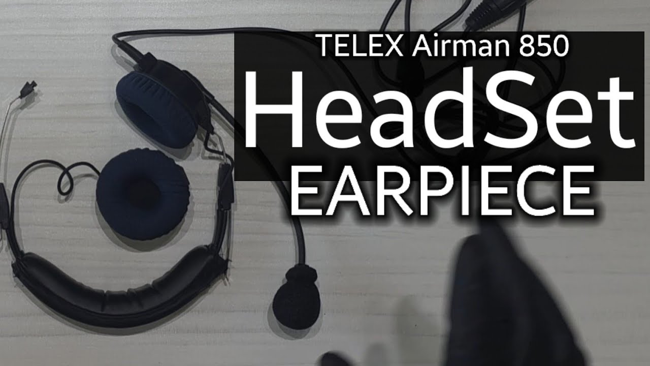 Ремонт сломанного наушника на гарнитуре Telex Airman 850 / 750.