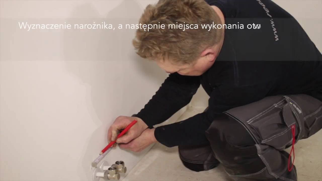 Montaż grzejnika ściennego REGULUS-system Sollarius