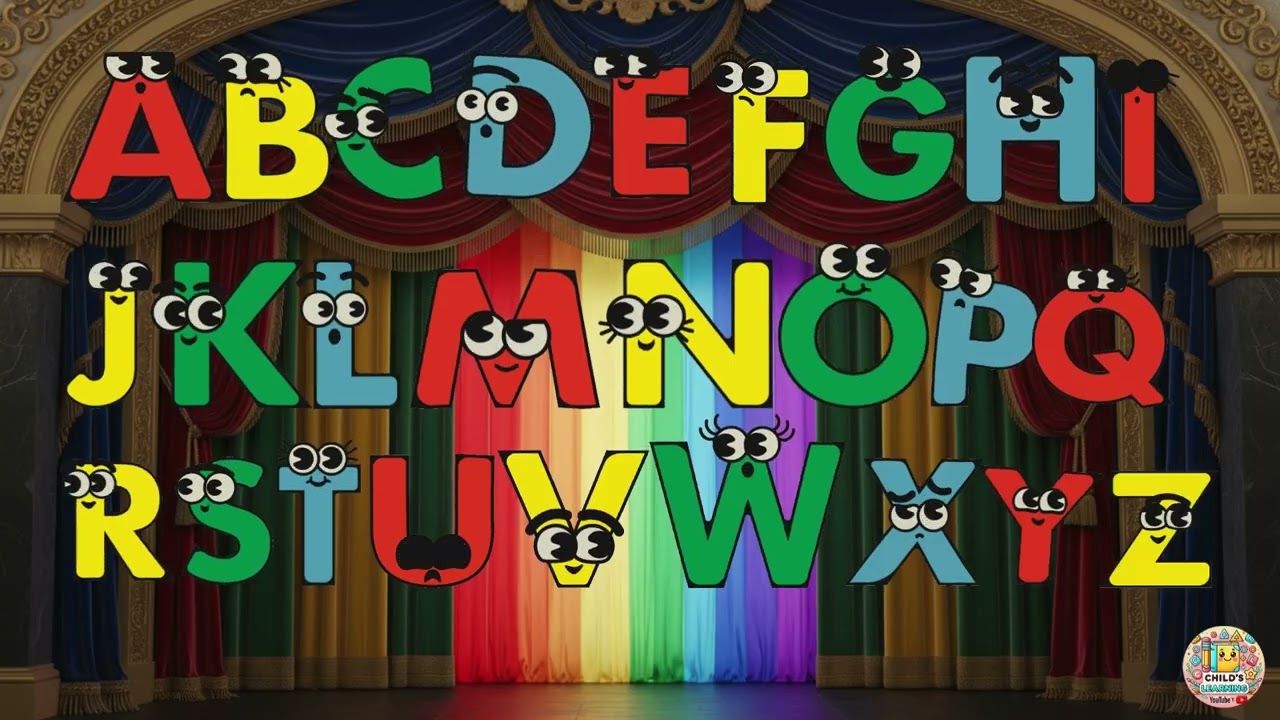 ABC Song for Kids | Colorful A to Z Alphabet Sing Along 🎶🌈