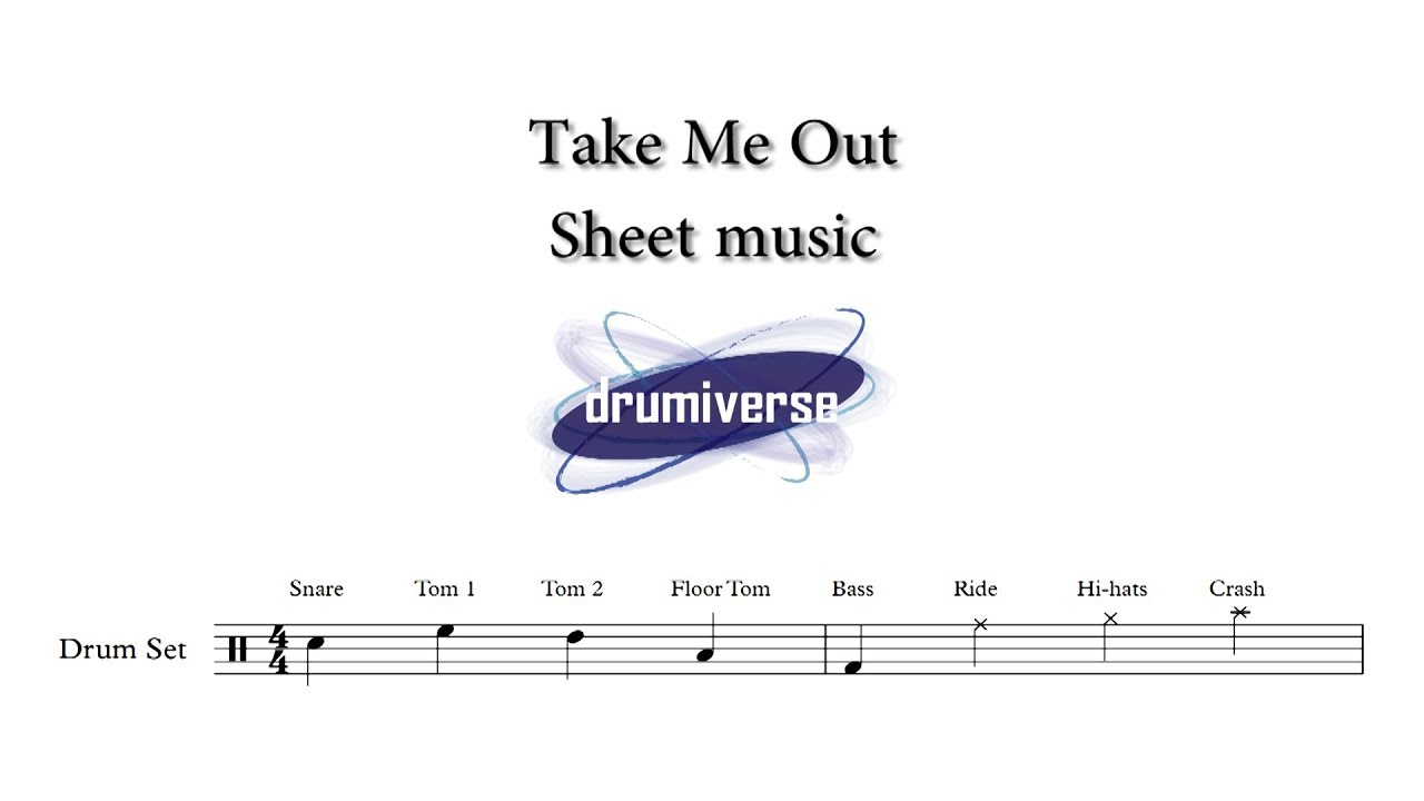 Take Me Out by Franz Ferdinand - Drum Score (Request #52)