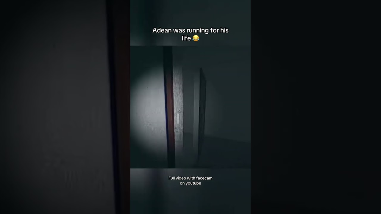 Adean was running for his life😂  #hauntedproperty #horrorgames #adeanliam12 #viral #tiktok