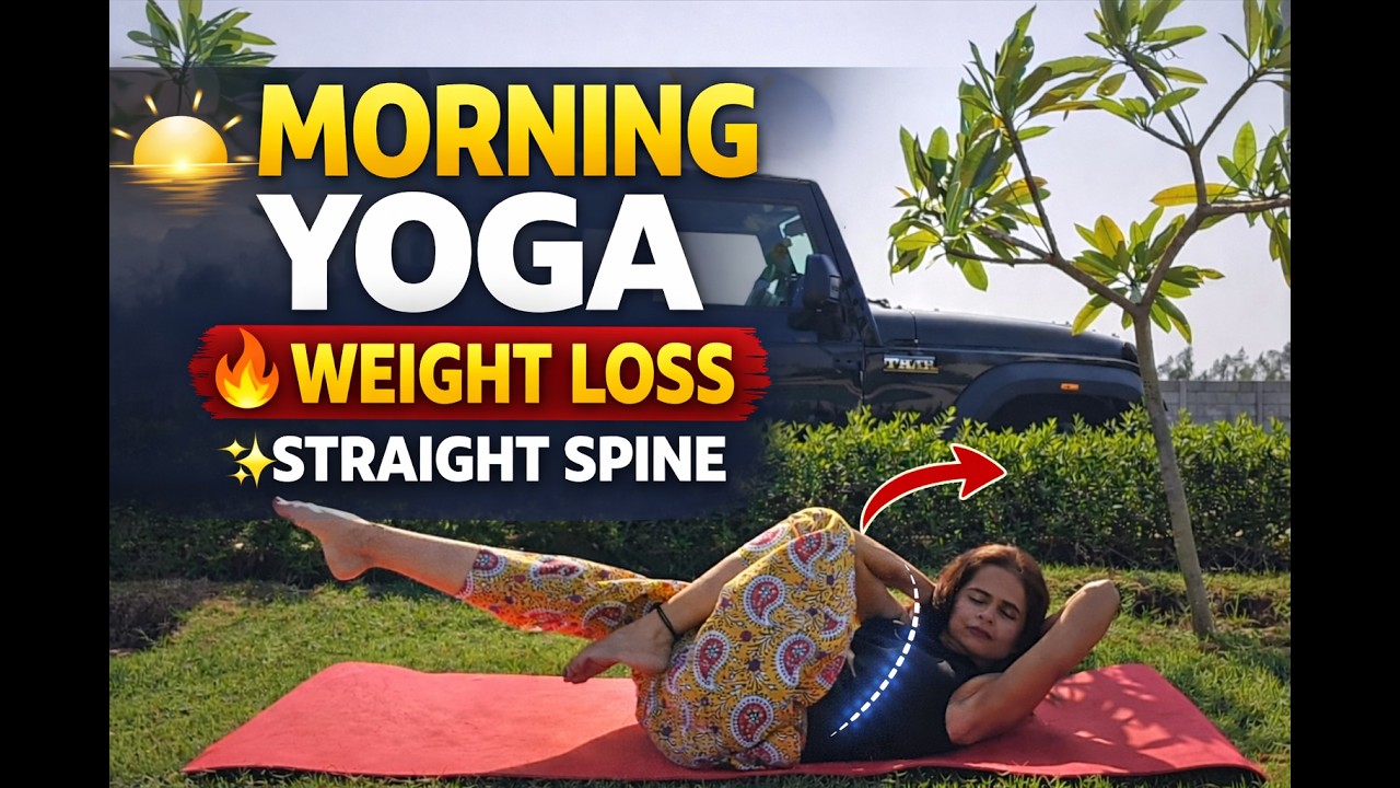 Morning Yoga for Full Body | Straighten Your Spine & Tone Hips Naturally