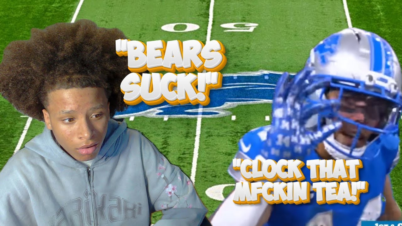Gabecoldd reacts to Chicago Bears vs. Detroit Lions Game Highlights | NFL 2025 Season Week 2