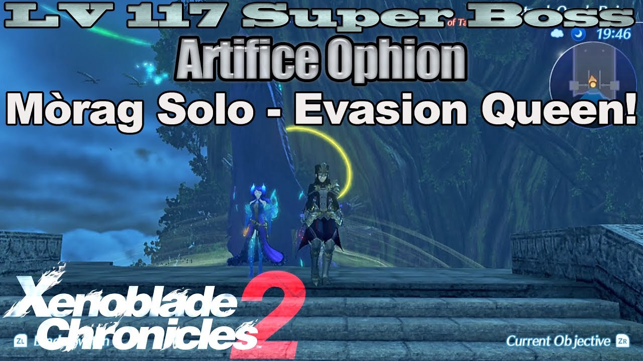Xenoblade Chronicles 2 - LV 117 Super-Boss: Artifice Ophion - Mòrag Solo - Evasion Queen!