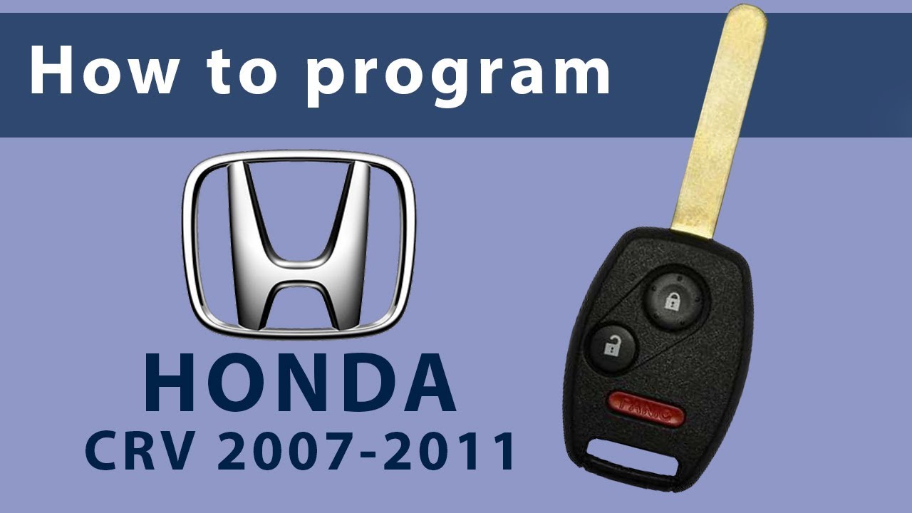 How to Program Keyless Entry Remote Key Fob for Honda CRV 2007-2011