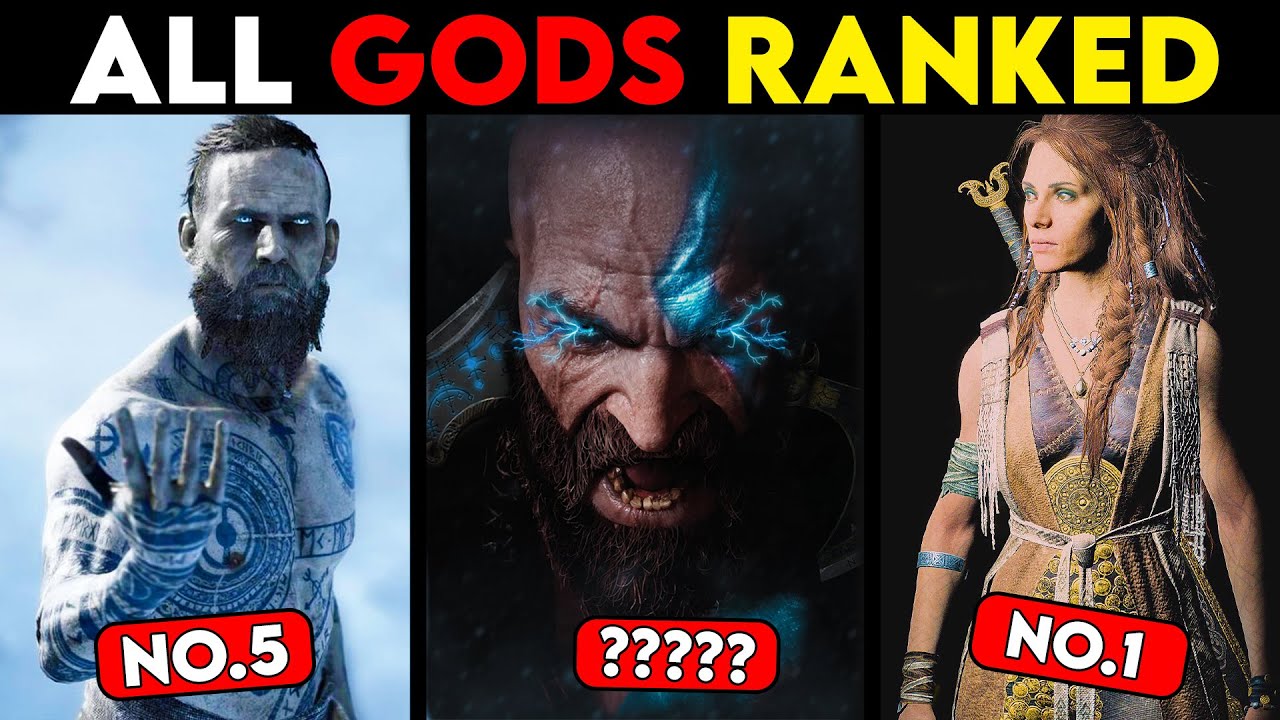 All Gods *Ranked* from God of War 2018/Ragnarok | IN HINDI