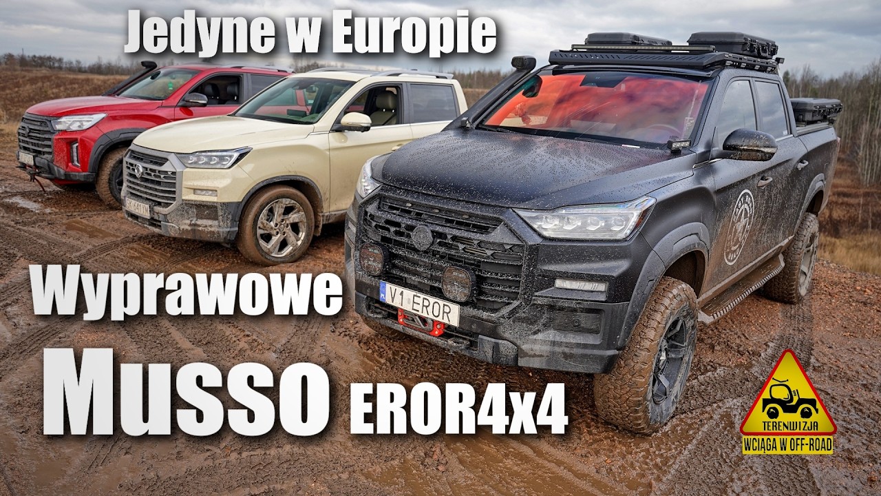 Jedyne w Europie! Wyprawowe Musso EROR 4x4
