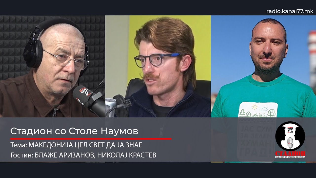 Македонија цел свет да ја знае - Аризанов, Калевски - Стадион на Канал 77 - 27.12.2025