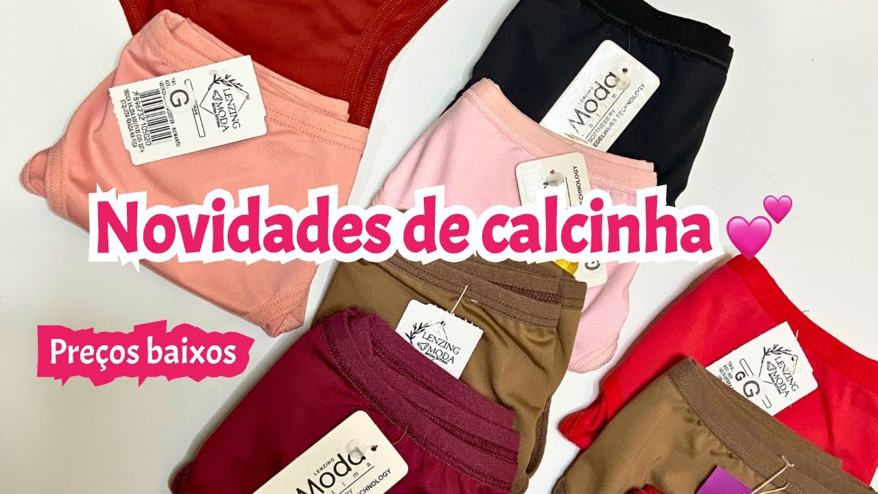 Novidades de moda íntima no atacado 💕 Preços que vendem rápido!
