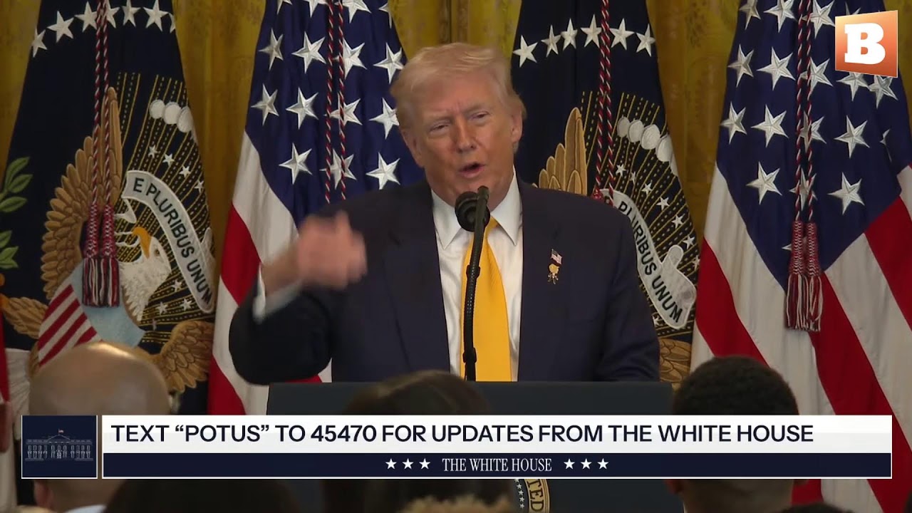 LIVE: President Trump Celebrates Black History Month...