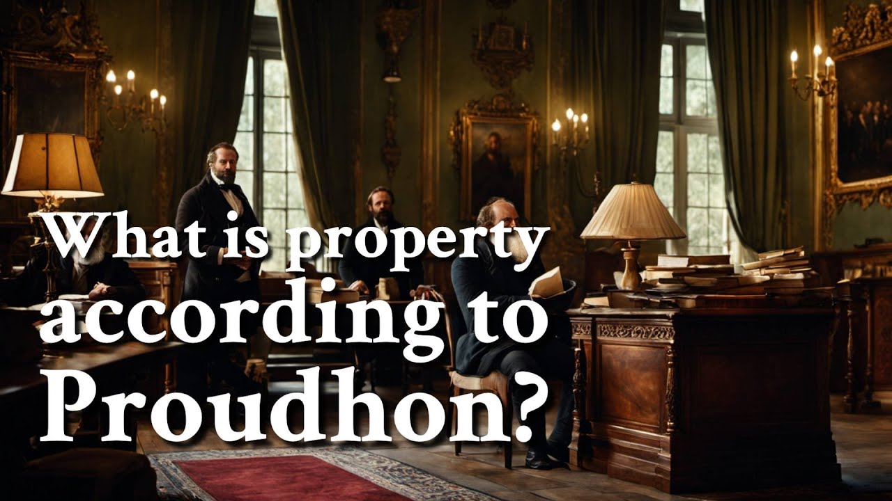 What is property according to Proudhon? | Philosophy