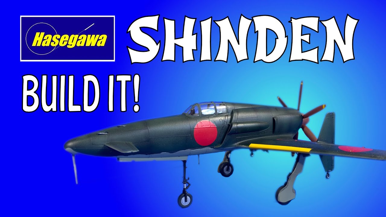 ВПЕЧАТЛЯЮЩИЙ набор KYUSHU SHINDEN - Hasegawa в масштабе 1/48 - как его собрать!
